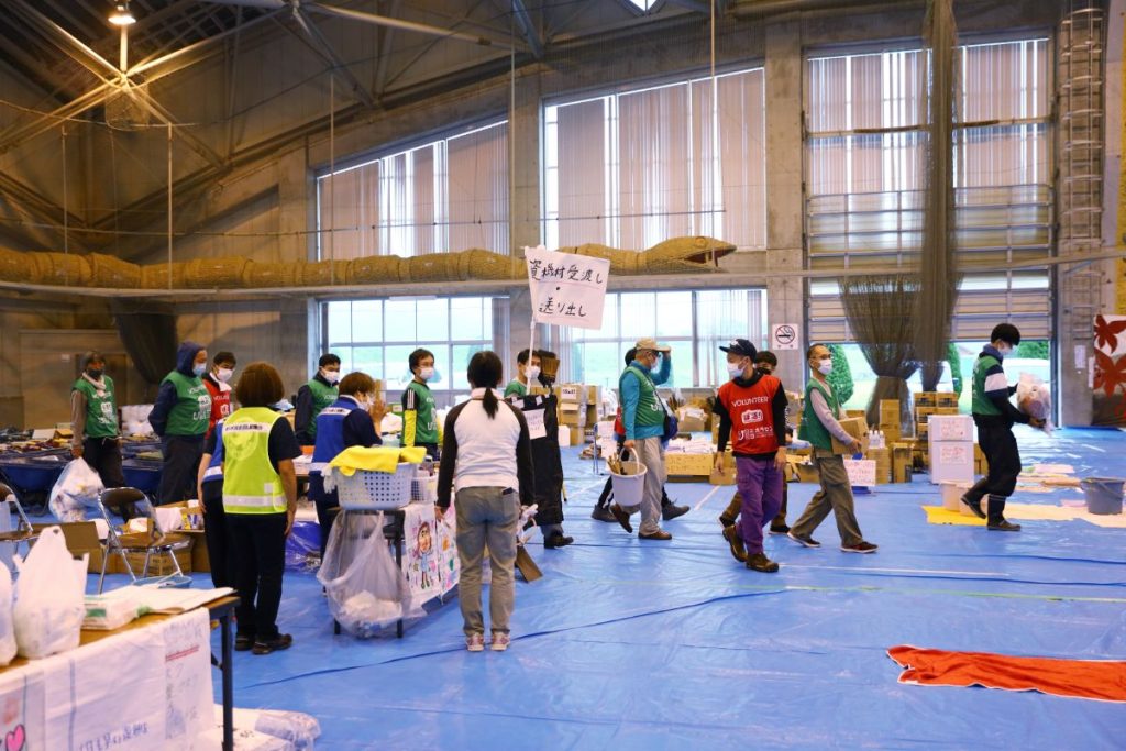 「災害ボランティアセンター」活動の様子の写真