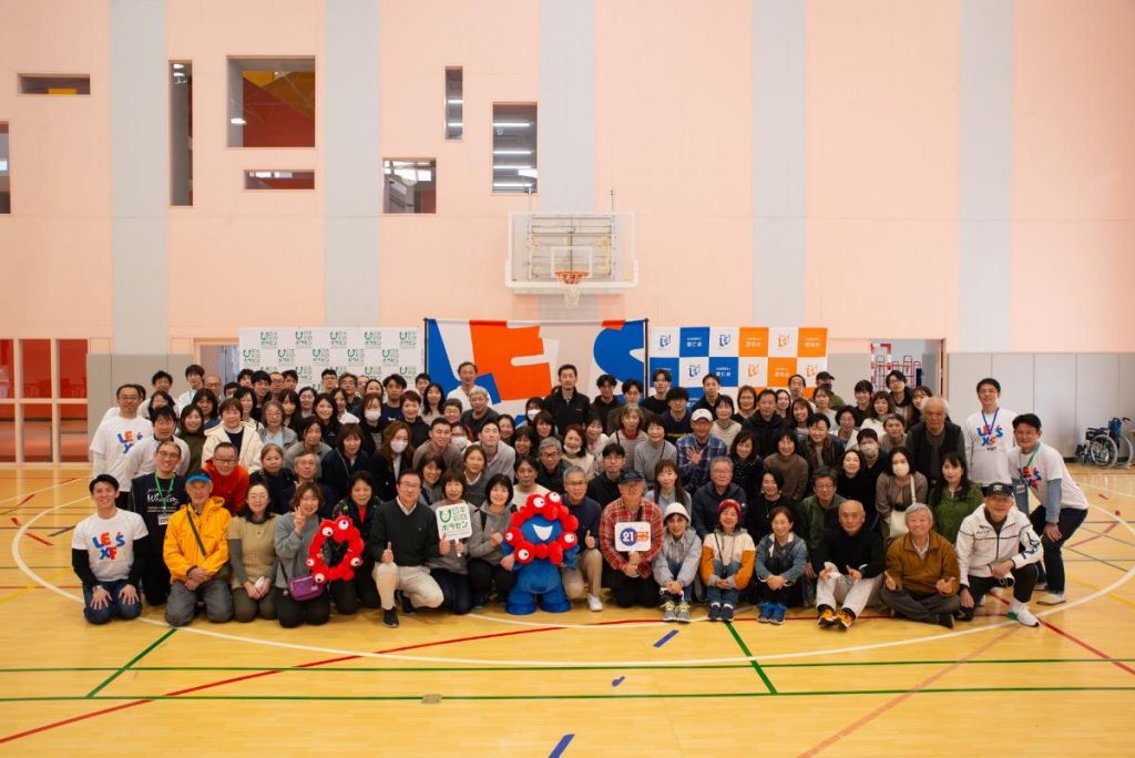 LET'S EXPO会場内サポートボランティア事前研修の集合写真